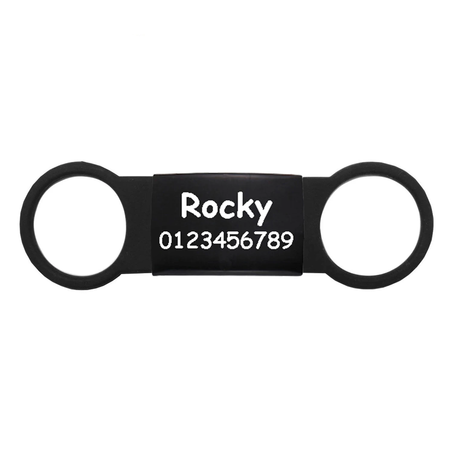 Tag Name Dog Collar name Personalized Cat Tags Slide On Pet Tag ID Silent Custom Dog Tags Engraved Cat Name Customized 