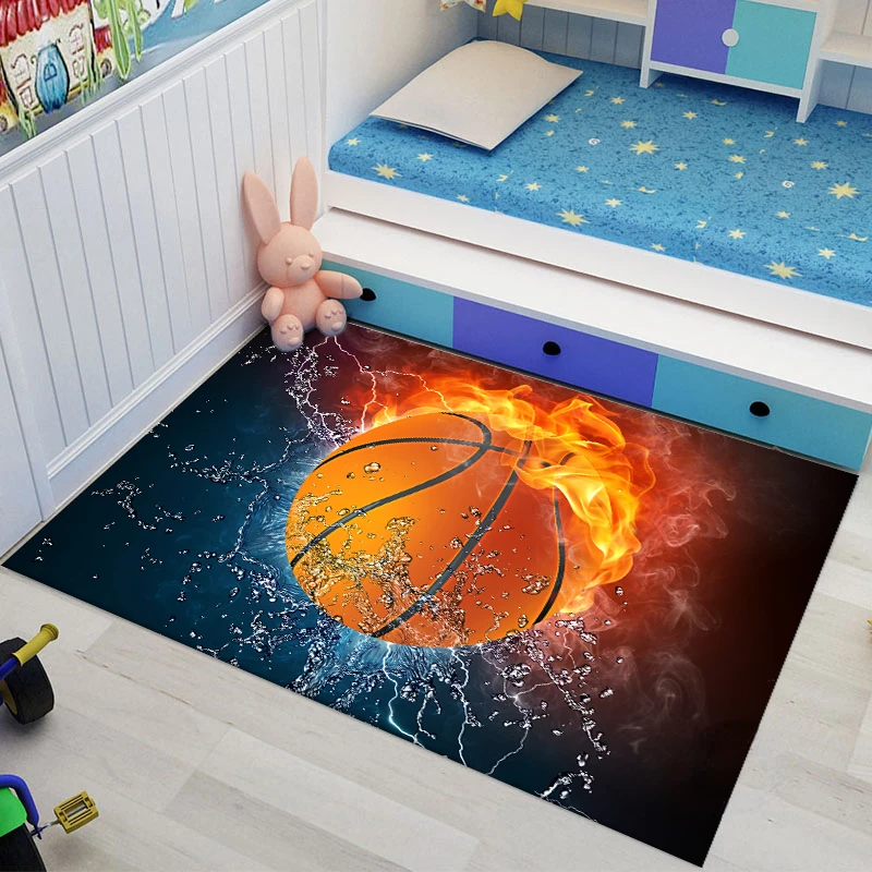 Football Carpet for Living Room Home Decoration Bedroom Bedside Large Area Rugs Non-slip Lounge Mat Children Room Carpet 3