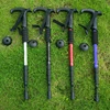 Ultralight Telescopic Trekking Pole T-handle Camping Crutch Anti Shock Walking Stick Club For Nordic Elderly Easy Put Into Bag 2