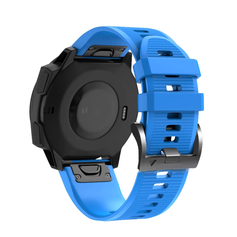 Фото Ремешок силиконовый QuickFit для часов Garmin Epix Pro 2 51 мм 47 мм Fenix 7X 7 6X 6 Pro 5 5X Plus, 26 мм 22 мм №3