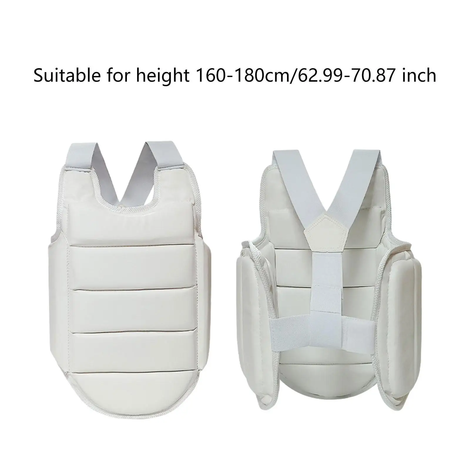 Karate Chest Protector Guard Punching Portable Belly Protection Taekwondo
