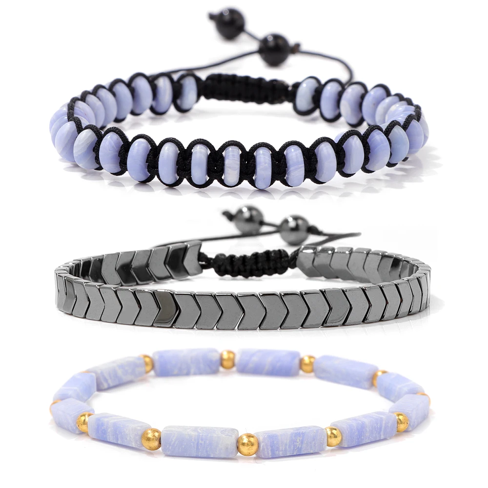 Amethyst Body-Purifying Healing Bracelets Set - Natural Stone Slimming Jewelry