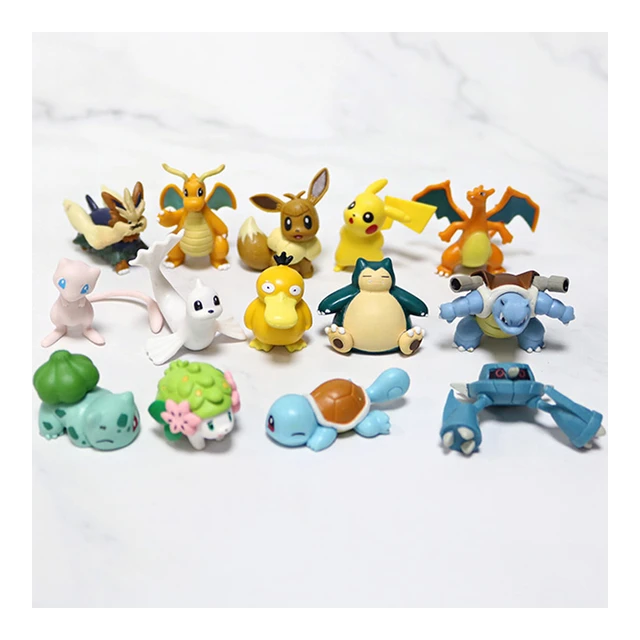 Pokemon Vulpix Figure, Snorlax figurine, Pokemon Mini figurines