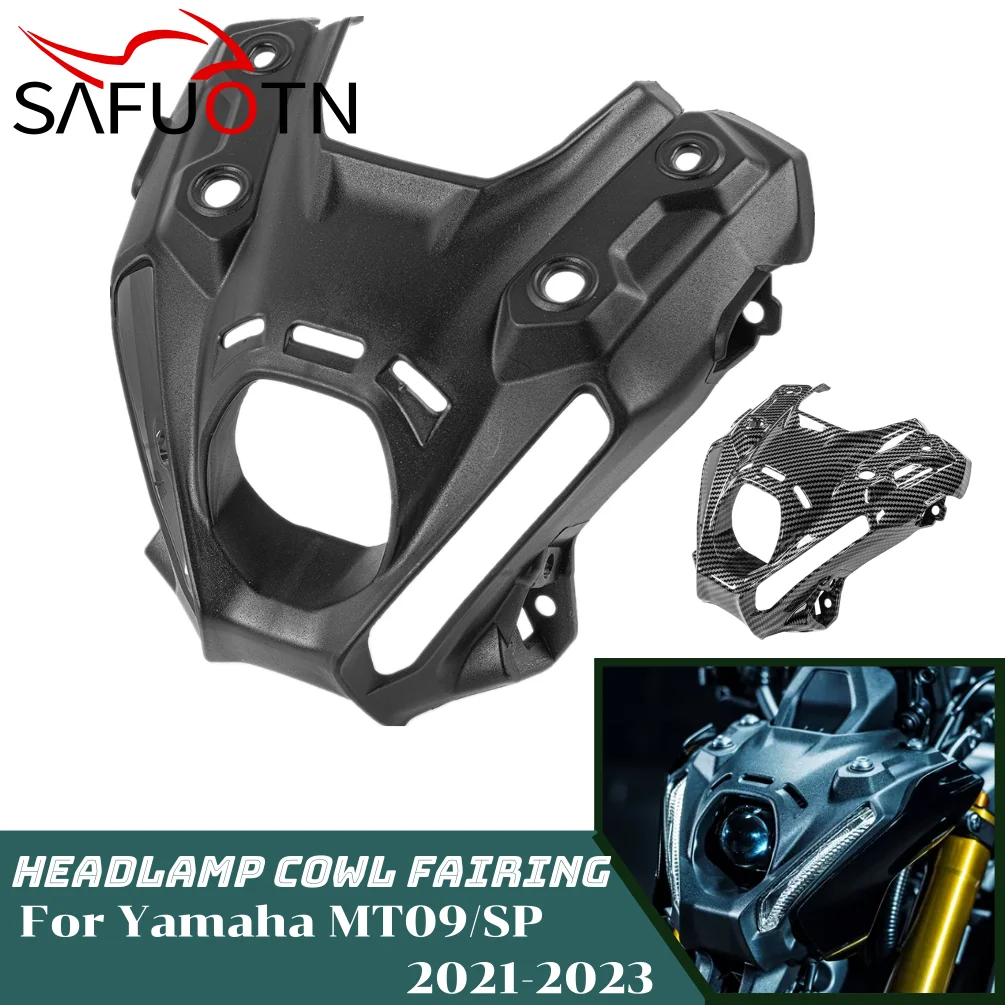 

MT09 Headlamp Cowl Fairing For MT-09 MT 09 SP 2021 2022 2023 Motorcycle Front Nose Headlight Bracket Guard Cover Accessories