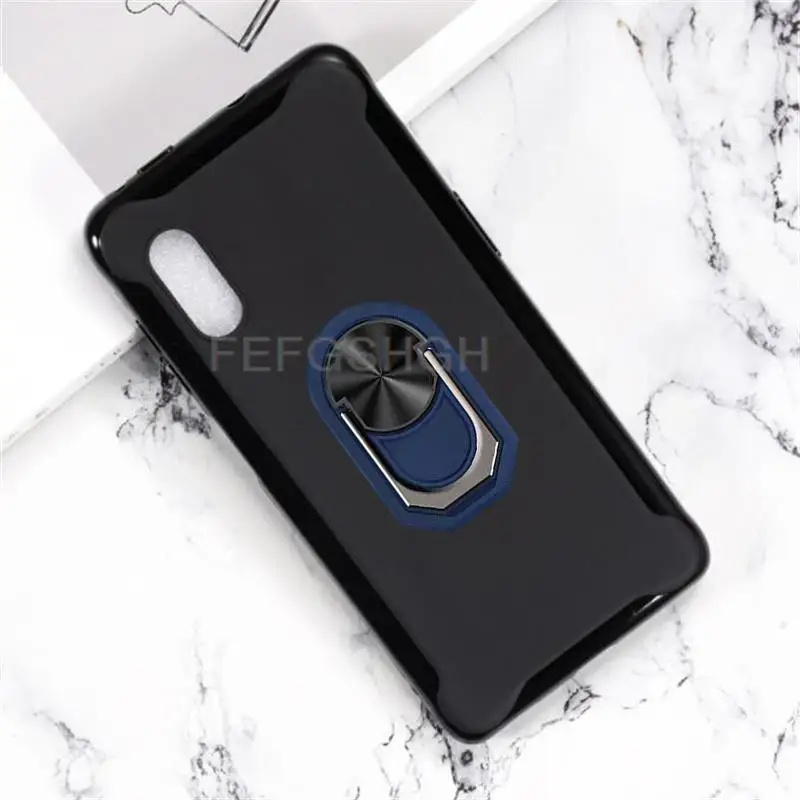 Enhanced Soft TPU Silicone Case with Back Finger Ring for Samsung Galaxy X Cover Pro
