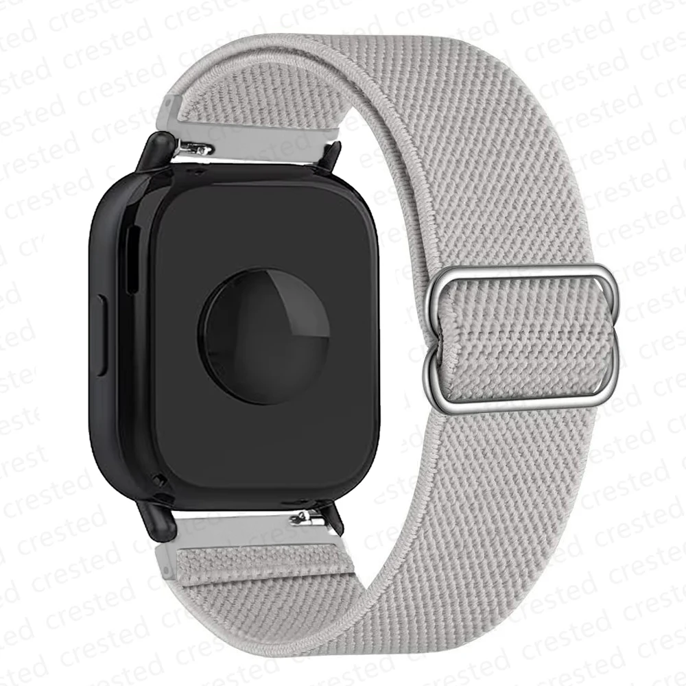 Versatile Nylon Elastic Watch Strap - 20/22mm (Black)