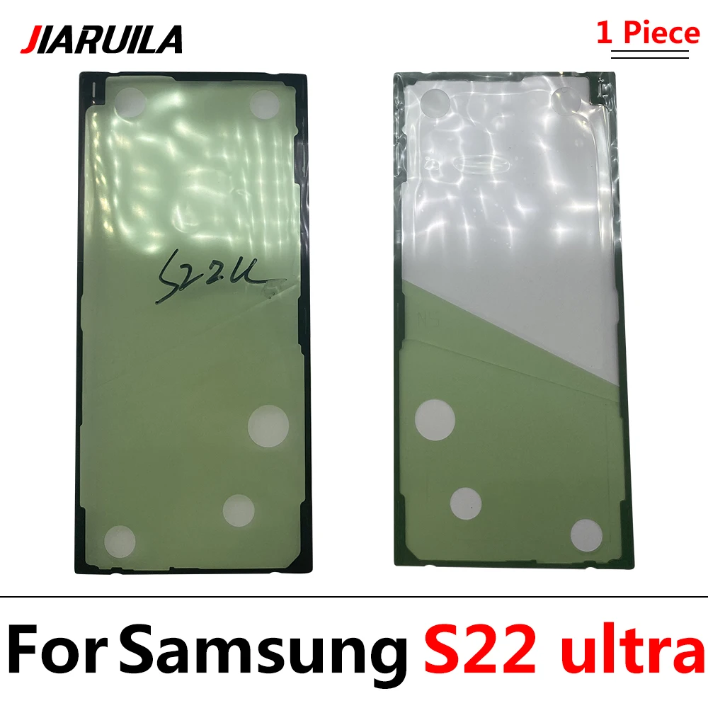 Selbst klebender aufkleber zurück gehäuse batterie abdeckung klebeband für samsung s23 s21 s20 ultra s21 fe s21 plus g996b g998n g990b s916b – Detail 12