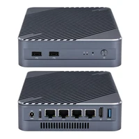 Qotom Mini PC Q31100G4-S17 Celeron Core i3 i5 i7 with 4 I226V 2.5G LAN AES-NI Fan Computer 1