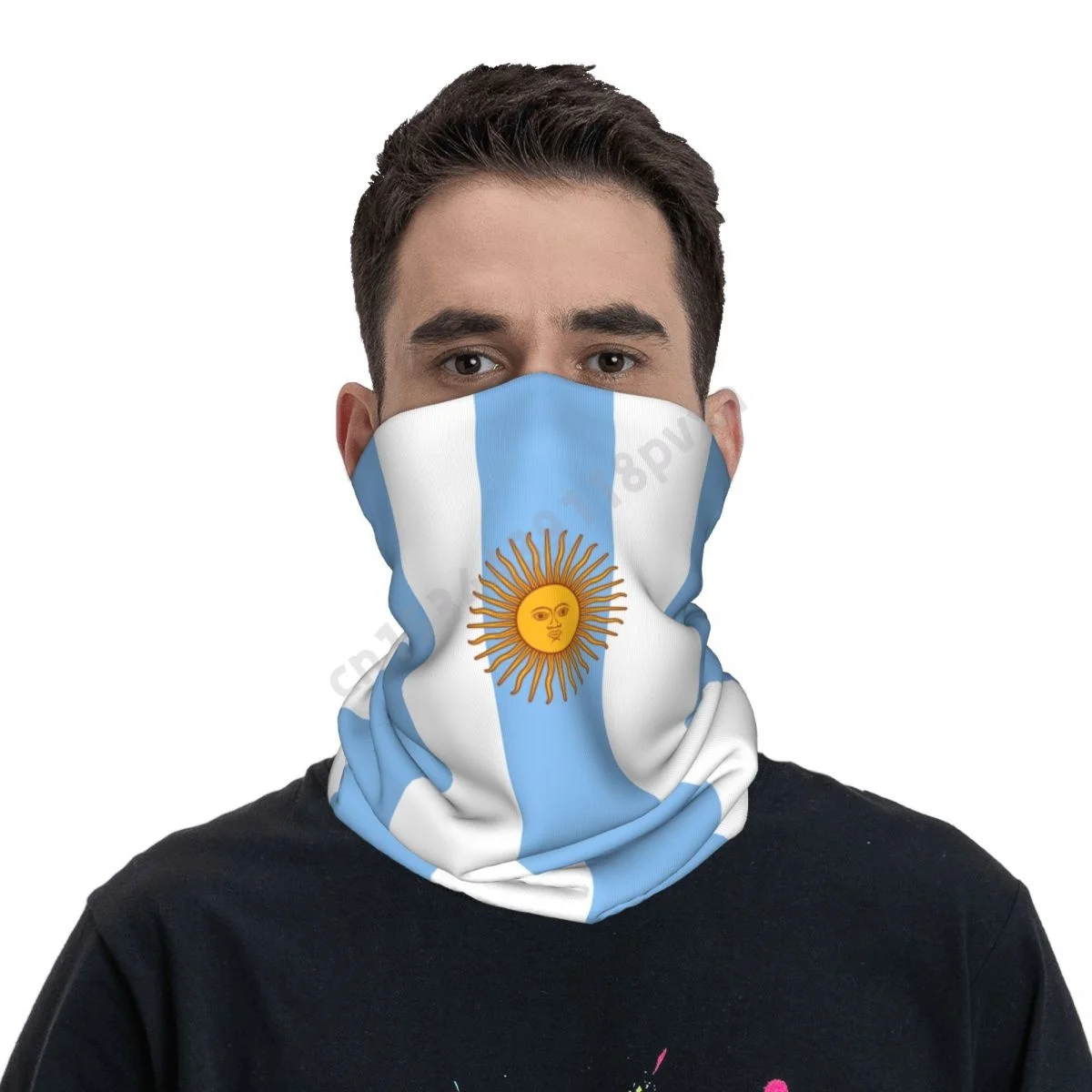 

Argentina Flag Argentinian National Neckerchief Scarf Neck Face Mask Unisex Neck Warmer Seamless Bandana Headwear Cycling Hiking