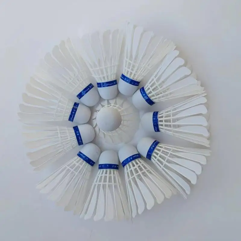 Feather Shuttles Badminton 3/6/12X High Durability High Stability for Beginners
