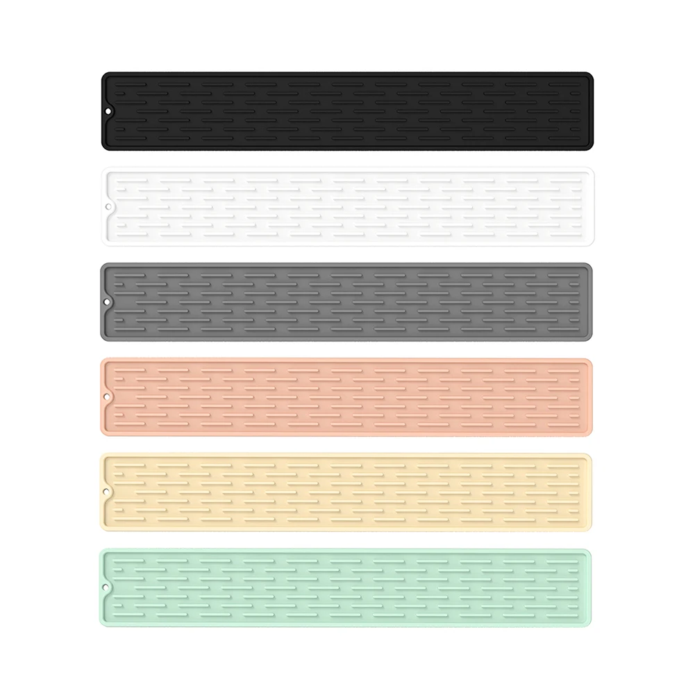 Countertop Protector Mat Waterproof Cleaning Faucet Drainage Mat Heat-insulation Kitchen Gadgets for Home Bathroon Accessories Kitchen Sink Pad Kitchen Faucet Pad