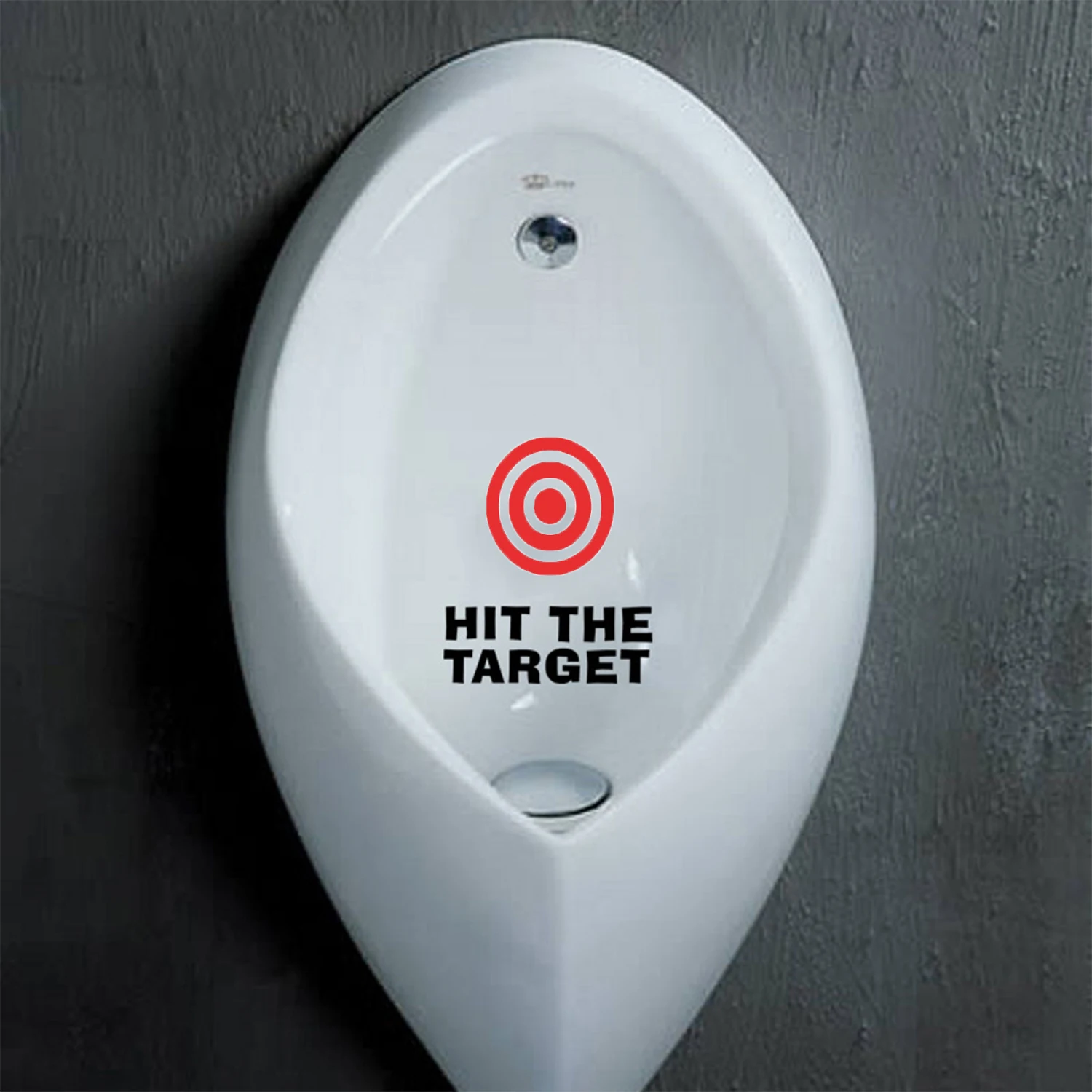 1PC Creative Hit The Target Toilet Stickers Home Decoration Wall Decals Mural Art Poster PVC Sticker on The Wall Toilet
