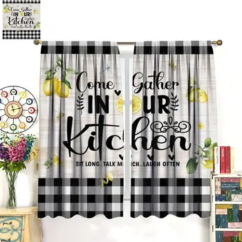 Farmhouse Kitchen Curtains 1