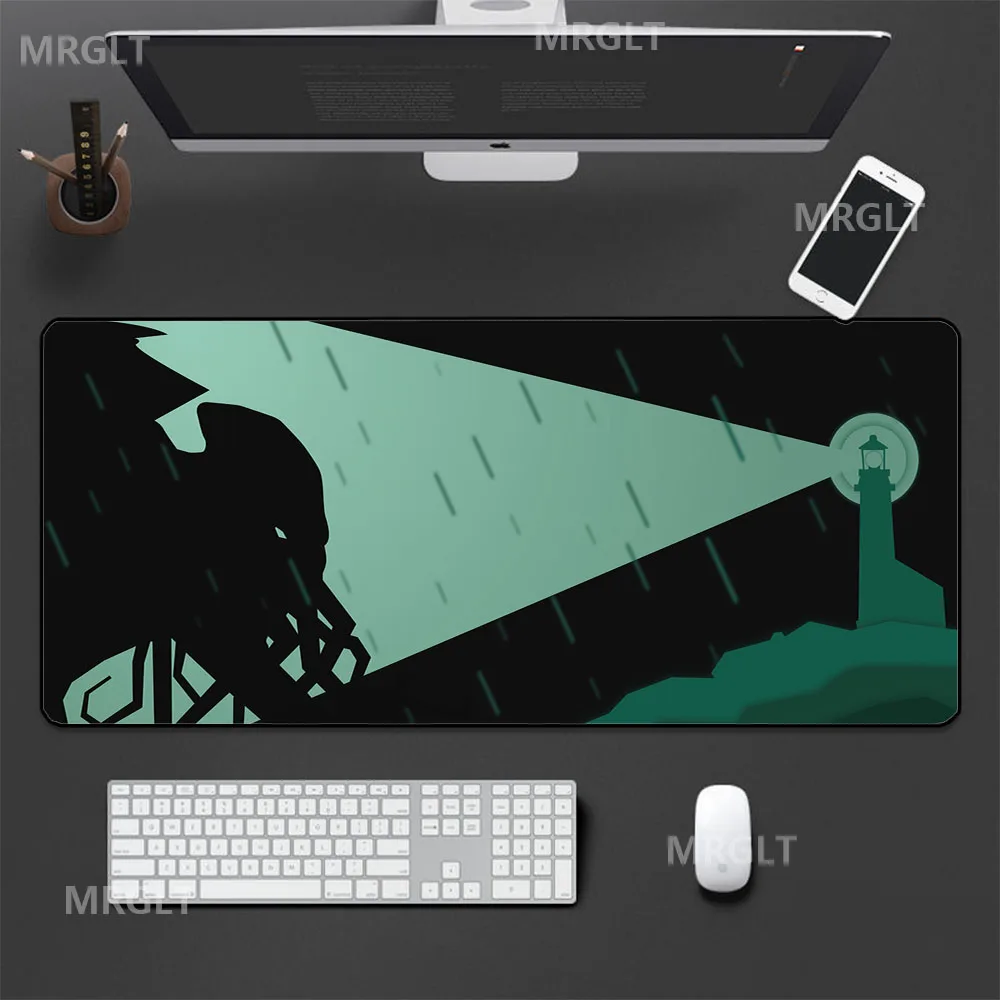 

Night Camping Workshop Exquisite Image Mouse Pad PC Gamer Office Anti-dirty Tablecloth Pad Computer Keyboard XXL Large Table Mat