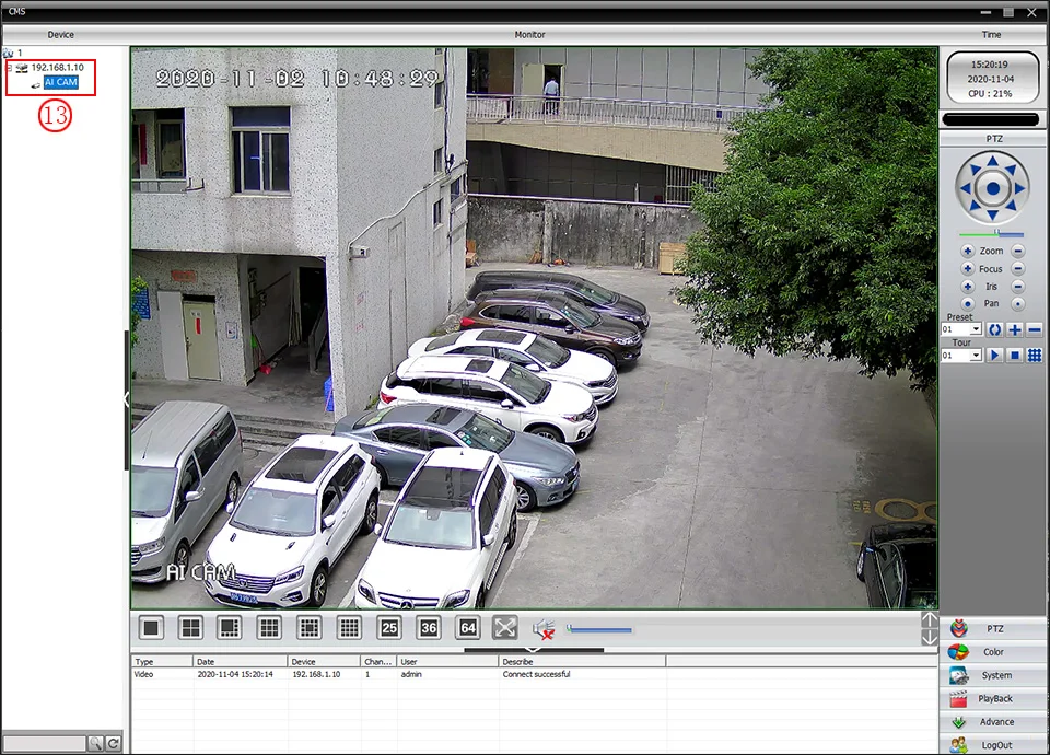 XMeye-Grande Angular Interior Câmera de Segurança IP,