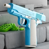 3D Printed M1911 Shell Ejection Gun Pistol Model Gravity Straight Jump Toys Gun Non-Firing Kids Stress Relief Toy Christmas Gift 2