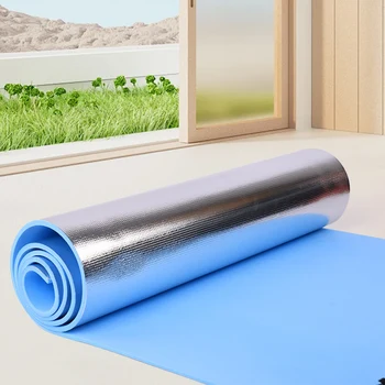 Waterproof Yoga Mat Aluminum Membrane Exercise Mat Thickened Camping Picnic Mat Portable Multifunction for Fitness Exercise 5