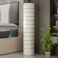 High-tech Ozone Intelligent Rotatable Shoe Cabinet 360° Home Storage Shoe Rack High Cylindrical Shoe Cabinet Entrance Furniture 3