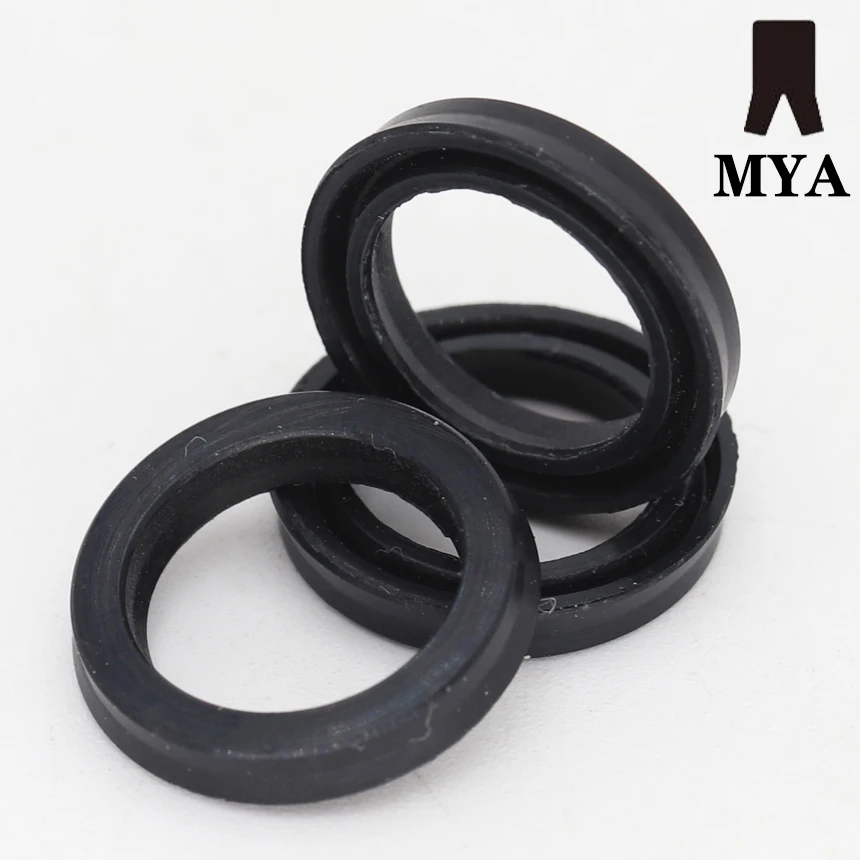 MYA 3-20mm NBR 고무 공기 밸브 공압 실린더 피스톤로드 샤프트 U/Y 그루브 립 방진 씰링 플랫 링 가스켓 오일 씰