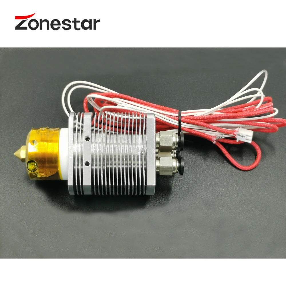 ZONESTAR 혼합 색상 3-in-1-out, 3-in-2-out, 3-in-3-out, 1.75mm, 3mm 필라멘트, 0.4mm 노즐 압출기, 3D 프린터 부품, 신제품
