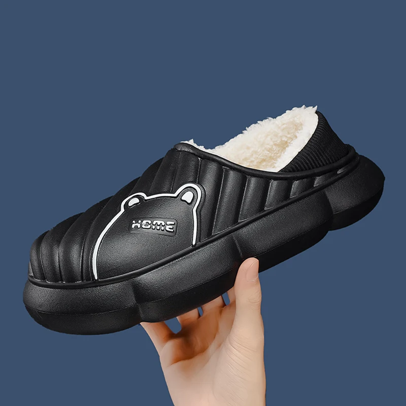 Brand Snow Boots ladies 2022 new winter Cotton slippers Plush thicken cotton shoes warm Indoor Cotton waterproof Women's Boots