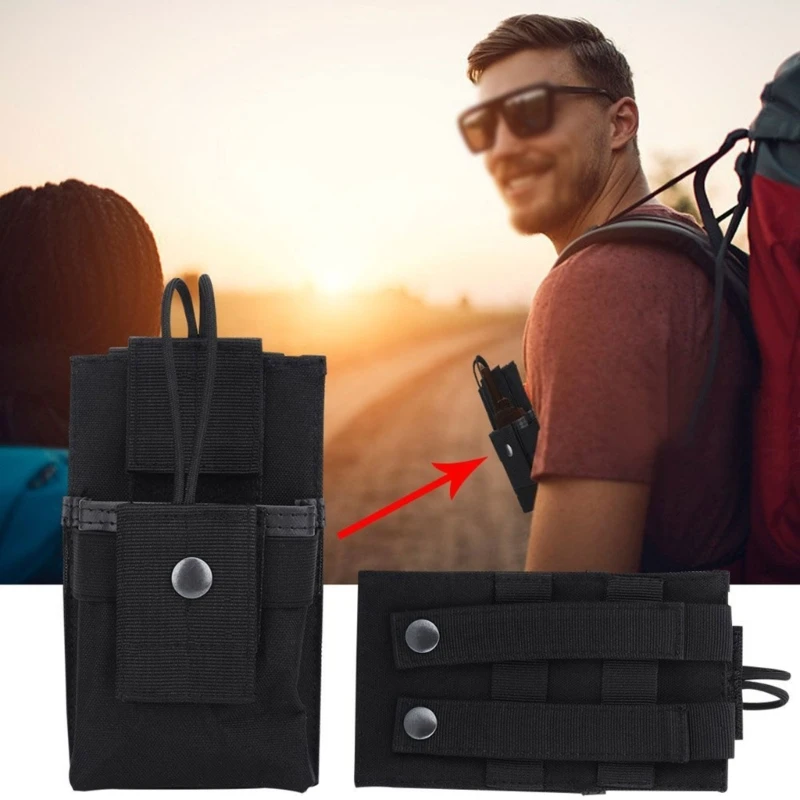 

Small Radio Case Heavy Duty Belt Radios Holster Bags for Radio Walkie Talkies Holder Adjustable Radio Storage Bag