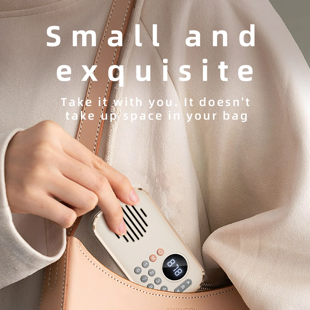 Mini Pocket FM Radio Portable Best Reception Radios Receiver Wirelress Hifi Sound Bluetooth Speaker TF Card USB MP3 Music Player