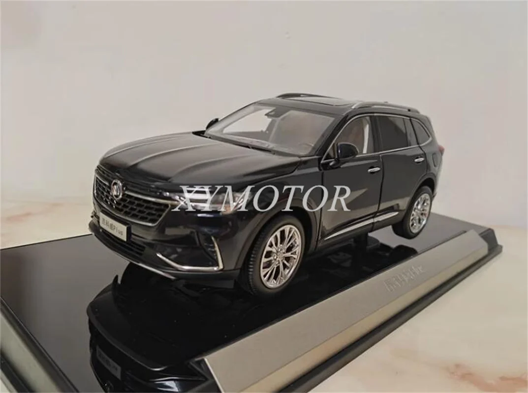 

1/18 For Buick ENVISON Plus 652T 2022 Metal Diecast Car Model Black blue Display Toys Gifts Hobby Ornaments Collection