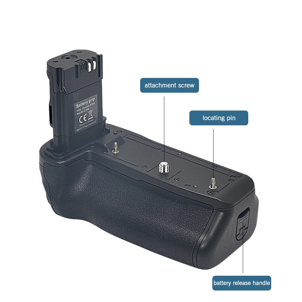 Description Picture 4 of itemBG-R10 Vertical Grip Replacement with 2.4G Remote Control for Iconic Brand EOS R5 R5C R6 R6II Battery Grip