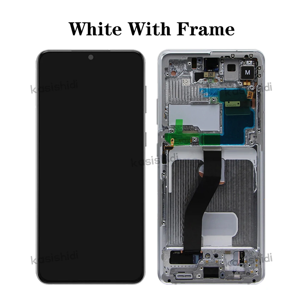 Ｚ  S21 Ʈ 5G G998F G998B  AMOLED LCD ÷, ġ ũ  ǰ 100% ׽Ʈ, 6.8 ġ