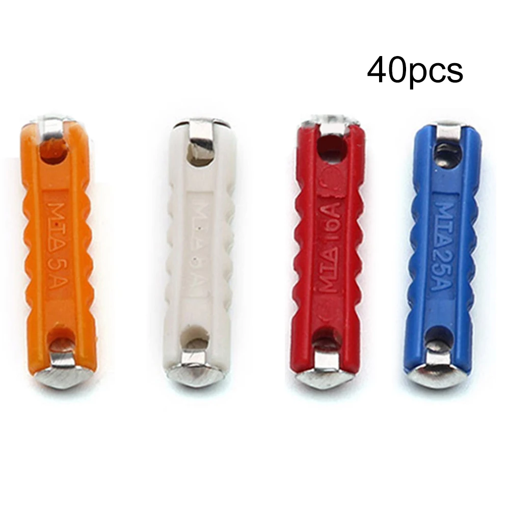 Kit Da 40 Pezzi Fusibile Per Auto Continentale In Ceramica Fusibili In Ceramica Siluro Kit Fusibili Per Auto Classici Per Accessori Per Elettronica Au