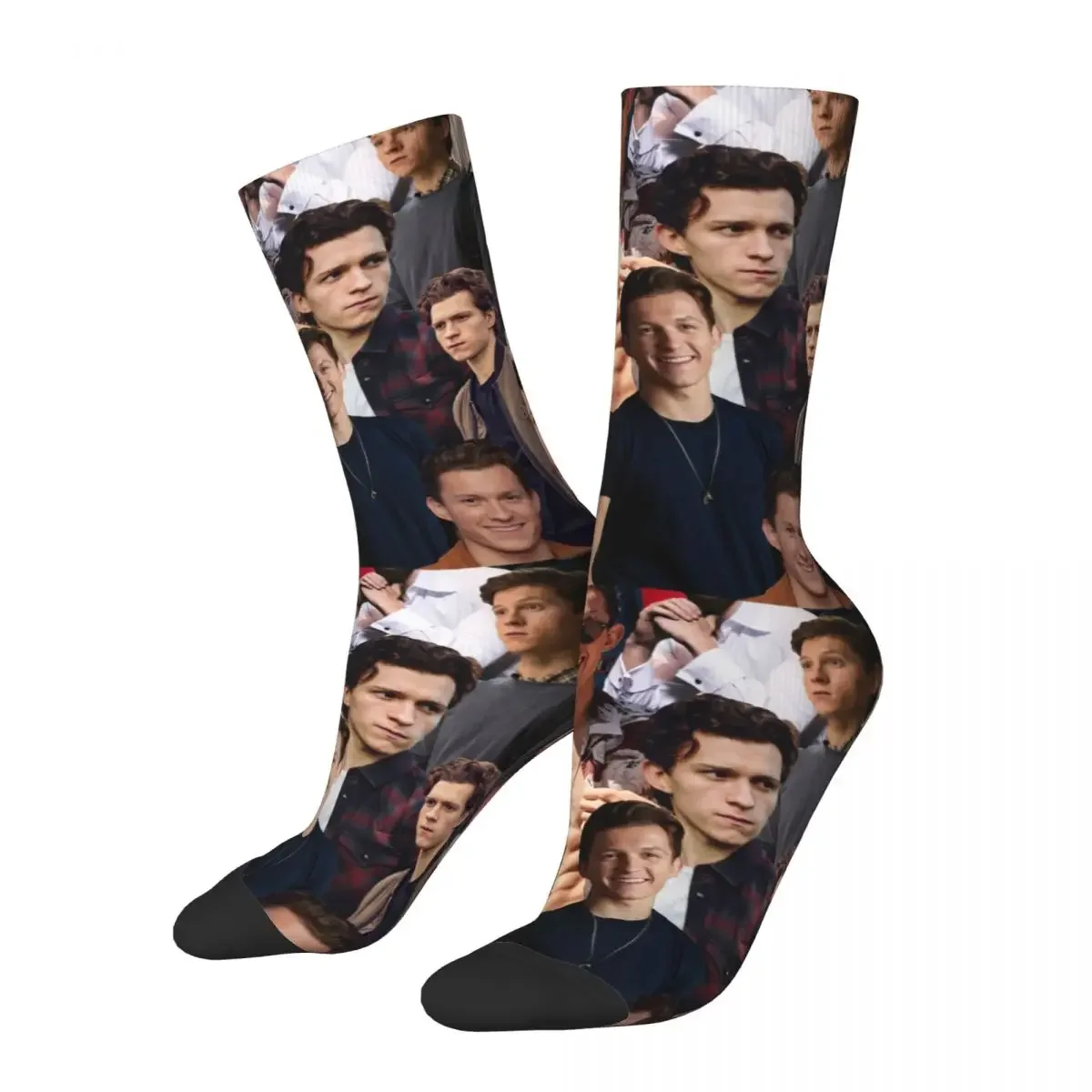 

Harajuku Tom Holland Soccer Socks Polyester Socks for Unisex Sweat Absorbing