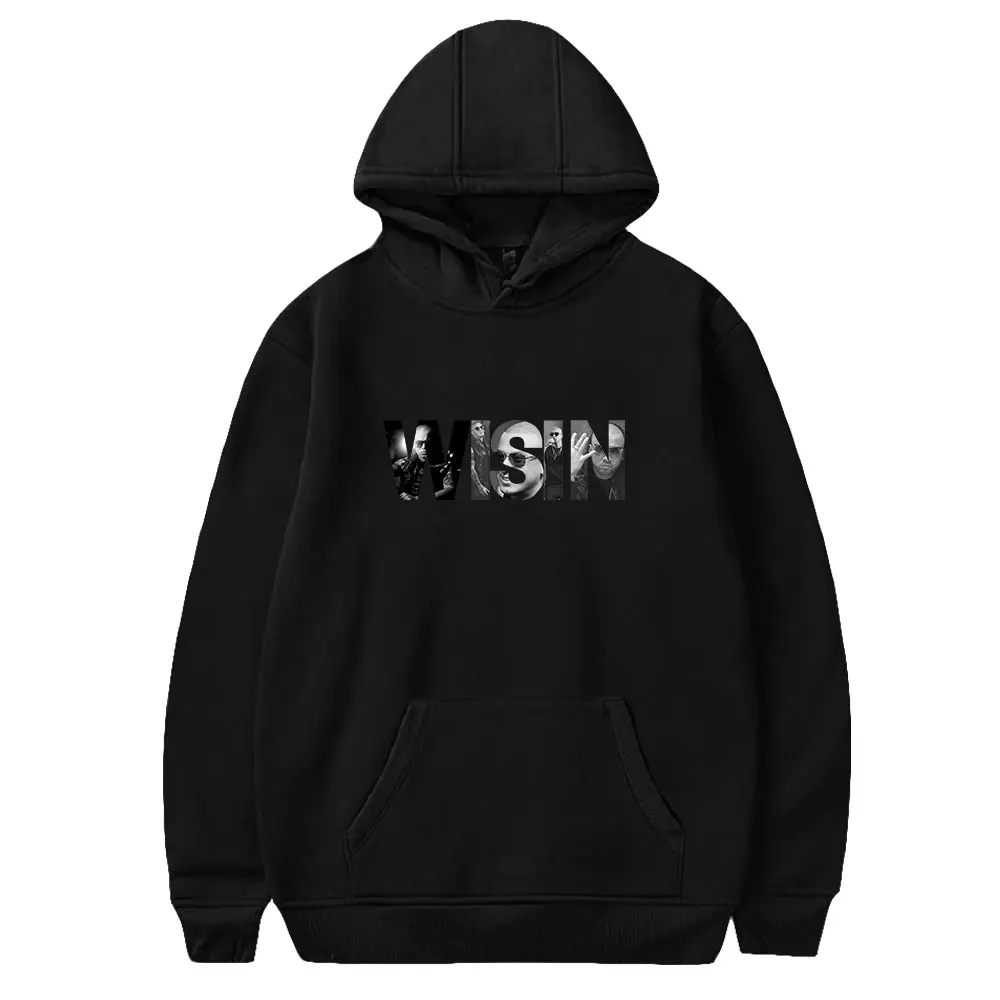 

Wisin Rapper Merch Multidillo Vol. 1 Hoodies, moletom diário, streetwear casual, estilo engraçado, pulôveres estampados, inverno