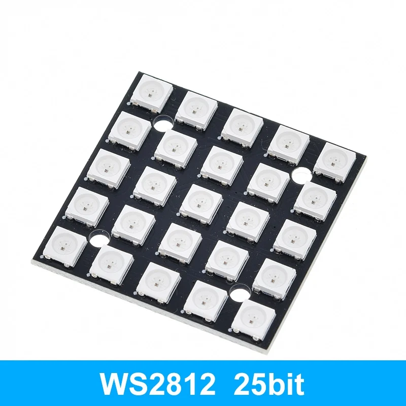 ตัวเลือกสินค้า 4 8 12 16 ช่อง WS2812 WS2812B WS 2811 5050 RGB LED โคมไฟโมดูล 5V 1Bit 4Bit 8Bit 12Bit 16Bit 24Bit Rainbow LED สําหรับ DIY