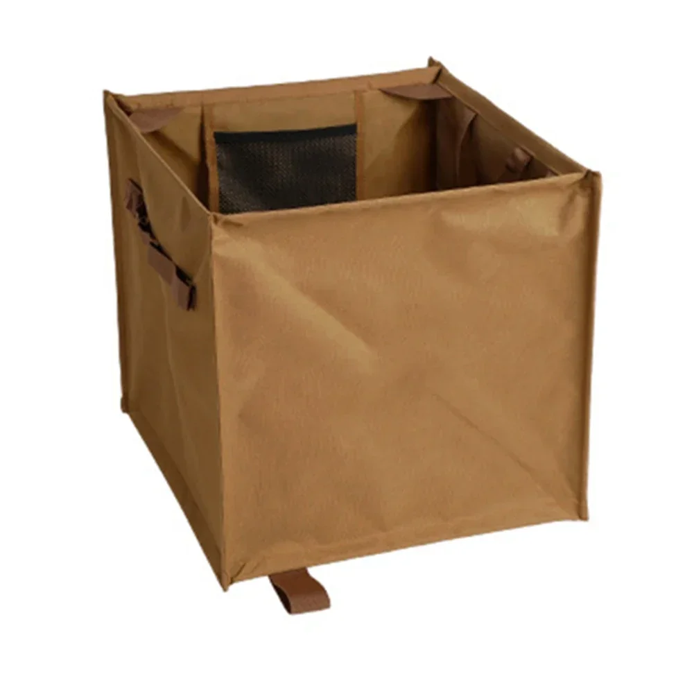Space Efficient Outdoor Trash Management Tool Lightweight Collapsible Storage Basket Made of 600D Oxford Cloth
