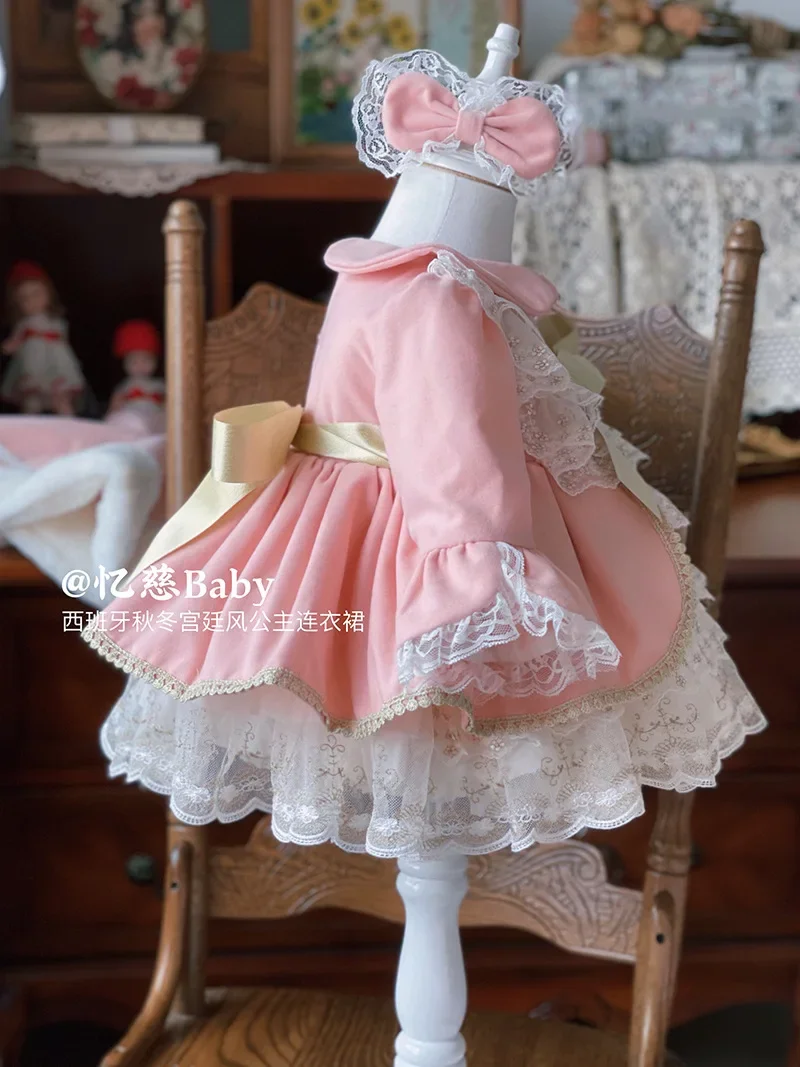 Spanish Baby Dresses for Children Lolita Kawaii Dress Girl Birthday