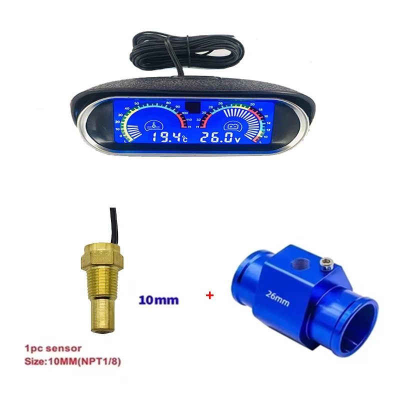 ตัวเลือกสินค้า เครื่องวัดอุณหภูมิน้ำดิจิตอล 24V พร้อมเซ็นเซอร์ 1/8NPT