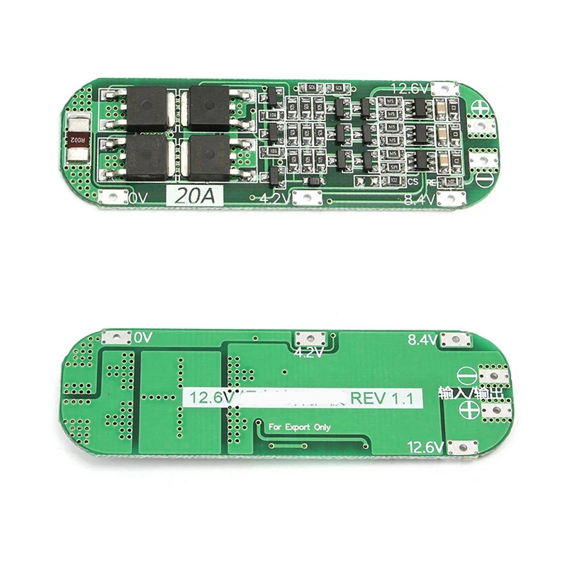 

Защитная плата для зарядки литий-ионных батарей 3S, 20 А, 11,1 В, 12 В, 12,6 в, PCB, BMS, модуль защитной печатной платы