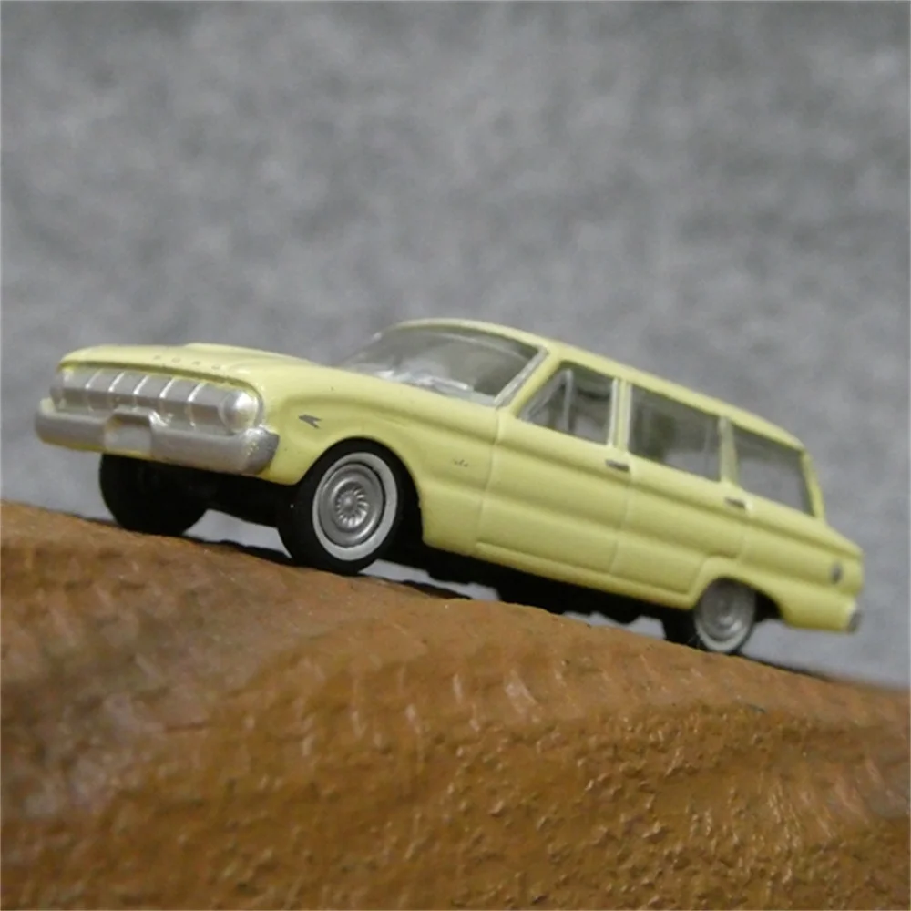 1/87 HO Scale Alloy Car Model 1962 XL Wagon Car Model Train Scene Miniature Collection Sand Table Landscape For Gift