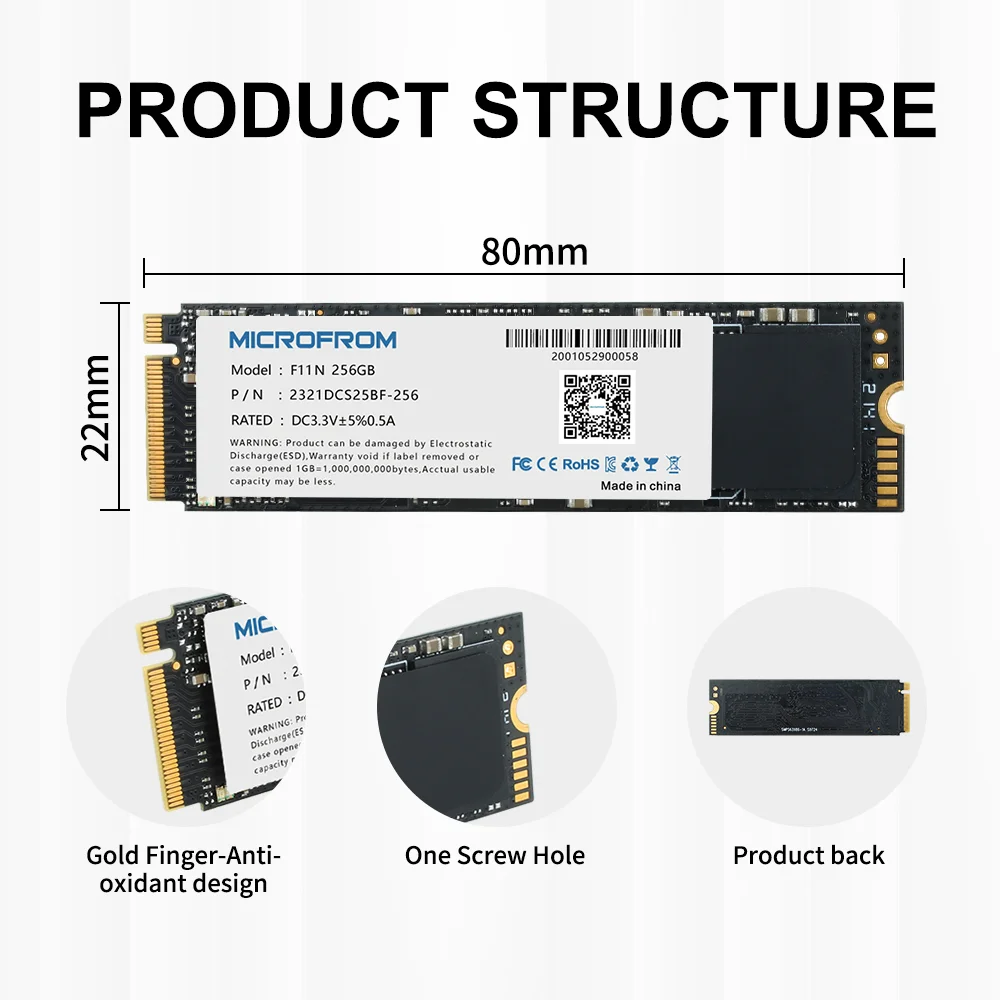 MicroFrom M2 SATA SSD 240 GB 240GB M.2 NGFF SSD SATA3.0 2280 Internal Solid  State Drive Hard Disk for Laptop Desktop Notebook PC