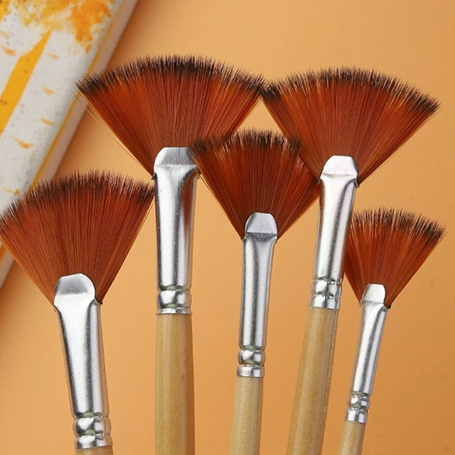 Acuarela Pincel De Abanico Pincel Abanico Para Pintar Pincel De