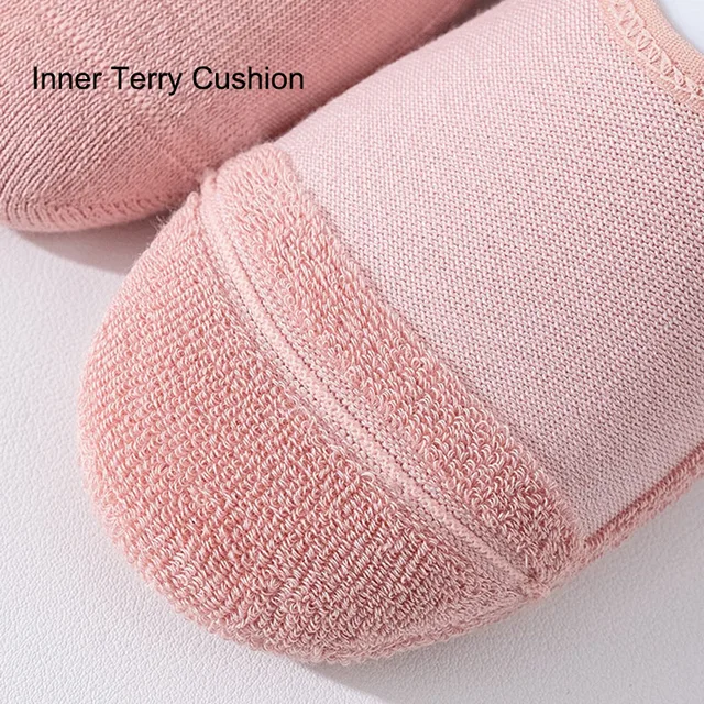 Yoga Pivot Barre Socks Women Cotton Terry Silicone Non-slip Grip Pilates Sock 4