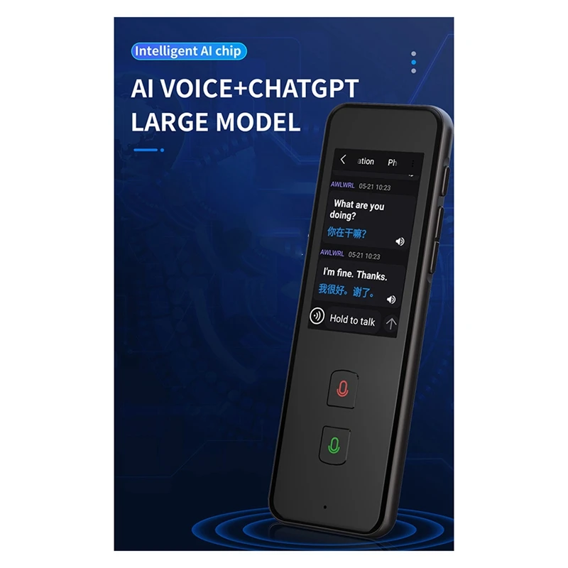 New M10 Intelligent Speech Translation Machine Intelligent Voice Translator For Overseas Travel Business Negotiation