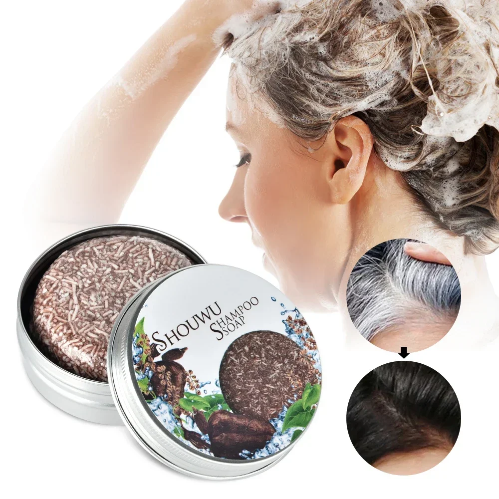 

Hair Repair Care Pure Plant Shampoo Bar Enhance Polygonum Multiflorum Natural Hair Shampoo Soap Root Moisturizing Hair Soap