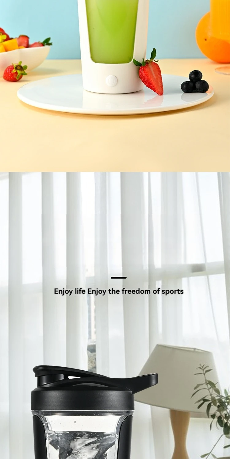 Description Picture 6 of itemElectric Protein Shaker Bottle Mixing cup Automatic Stirring Mug Coffee Milk Cup Portable Blender Sports Fitness Kettle 350ml