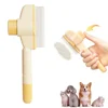 Cat Brush for Shedding, New Cat Deshedding Brush with Release Button, Cat Grooming Brush for Short and Long Haired Cats 1