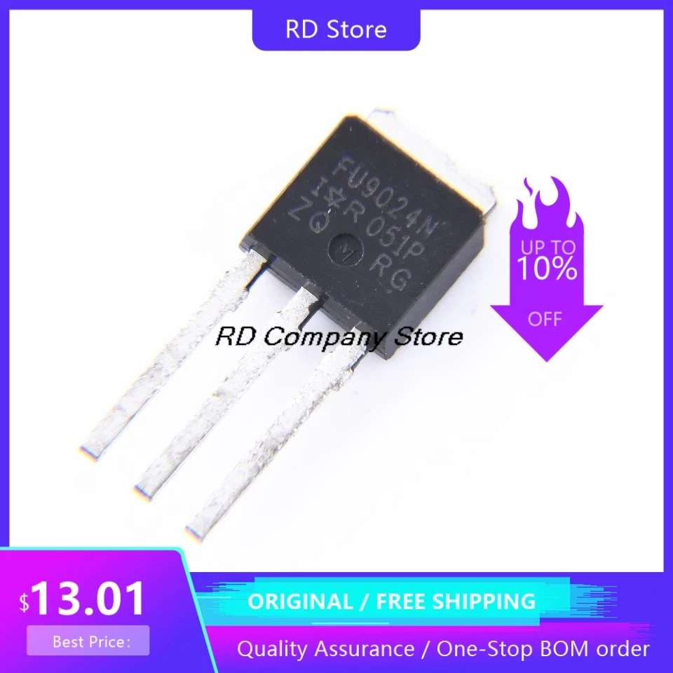 

5PCS IRFU9024NPBF silk screen FU9024N field effect tube TO 251 Free Shipping