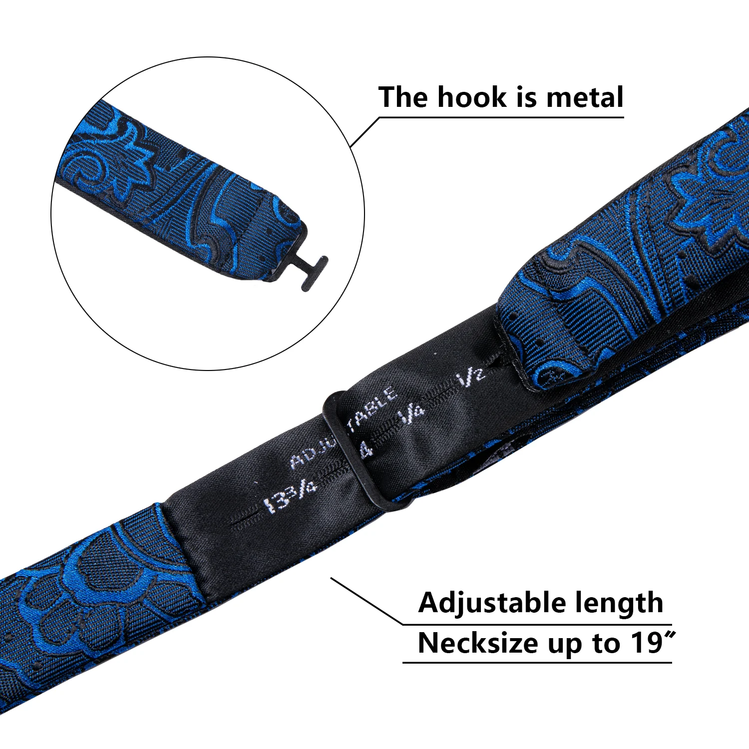 Neck Tie Barry.Wang 100 Colors Silk Mens Self Bowtie Jacquard Paisley Floral Butterfly Bow Tie Hanky Cufflinks For Men Wedding Business