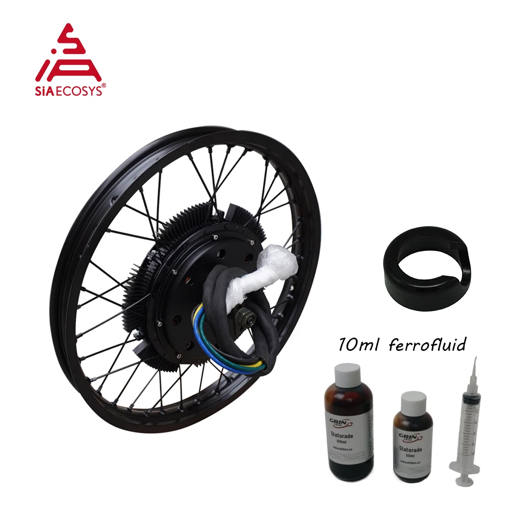 

SIA QS 205 3KW V3TI Spoke Hub Motor Kits With 19inch Wheel Rim And Heat Sink