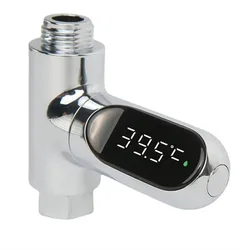 Smart LED Digital Shower & Kitchen Water Thermometer with 360° Rotating Display (Generation 2)